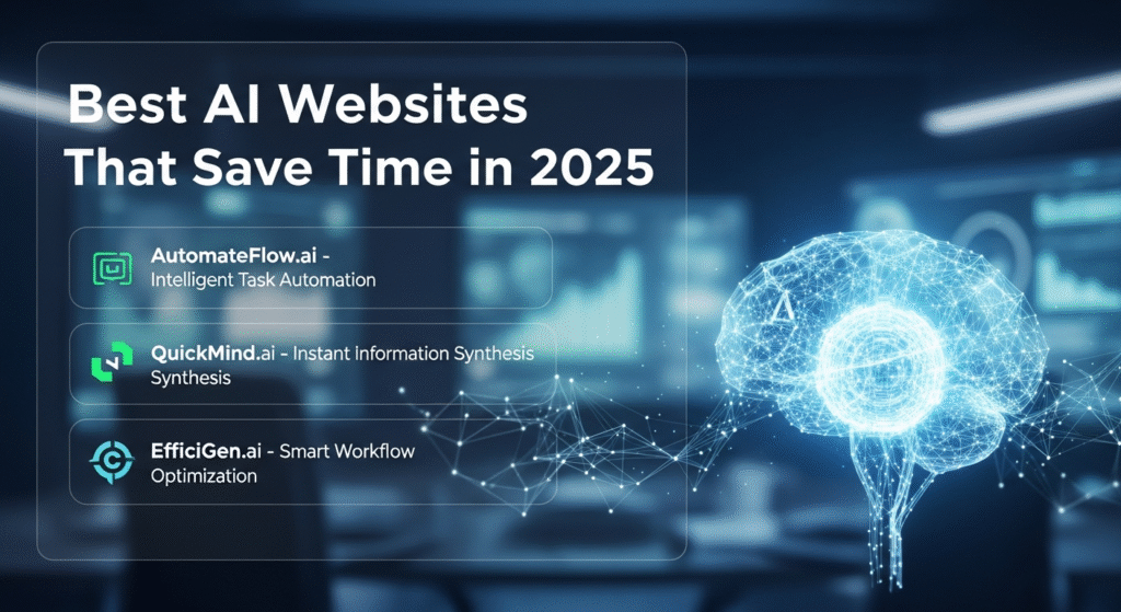 Best AI Websites That Save Time in 2025