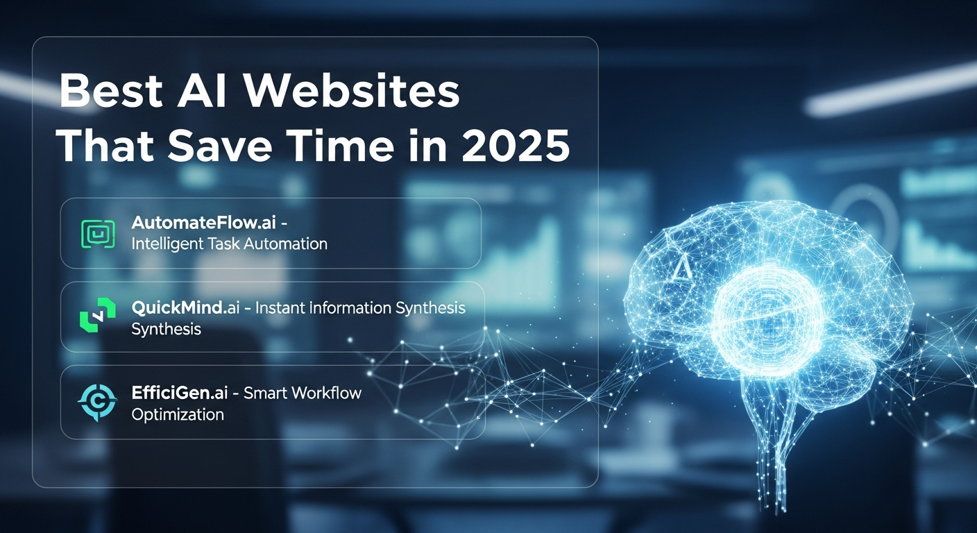 Read more about the article Best AI Websites That Save Time in 2025