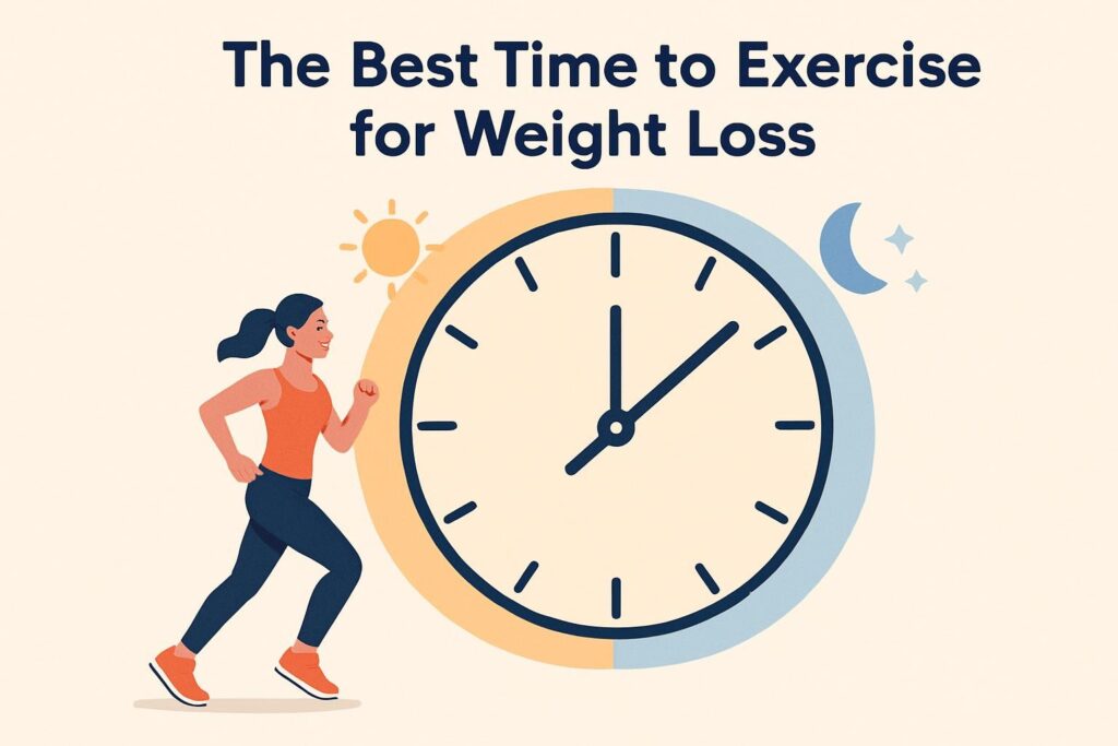 The Best Time to Exercise for Weight Loss, When it comes to losing weight, exercise plays a crucial role alongside a balanced diet. However, many people wonder