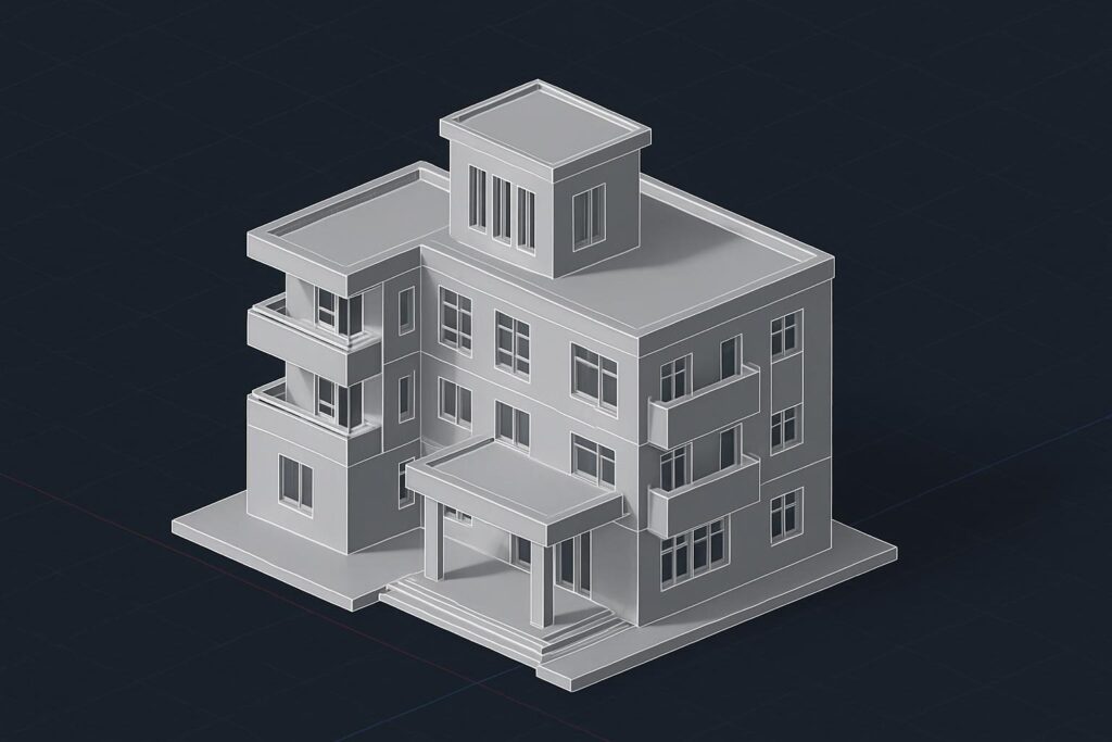How to Create a Building Model in AutoCAD