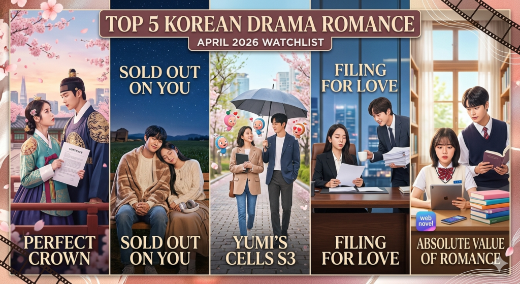 Top 5 Korean Drama Romance April, 2026